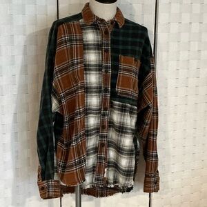 BDG Multicolor Plaid Button Down Shirt
